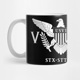 USVI FLAG - Virgin islands Flag B & W  - STT STX STJ Mug